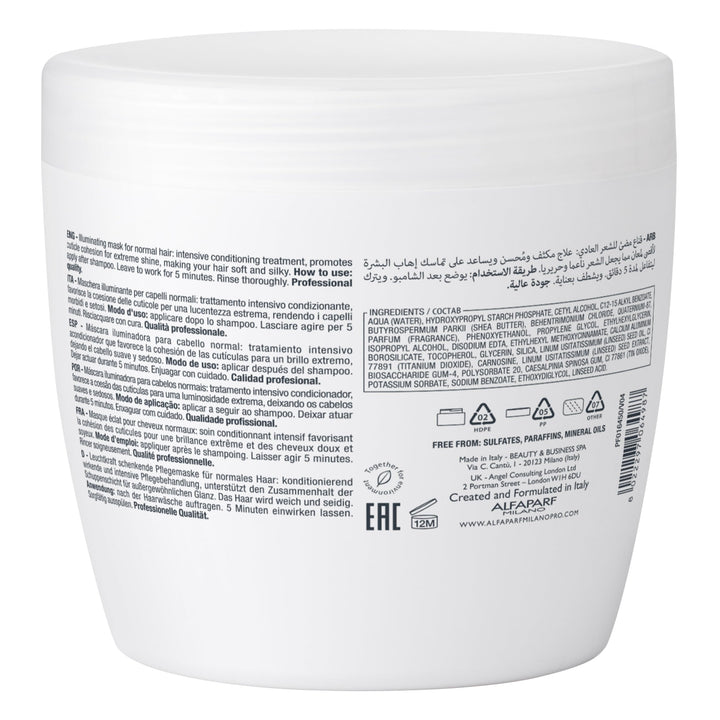 Semi Di Lino Diamond Illuminating Mask For Normal Hair - GLAM MODA