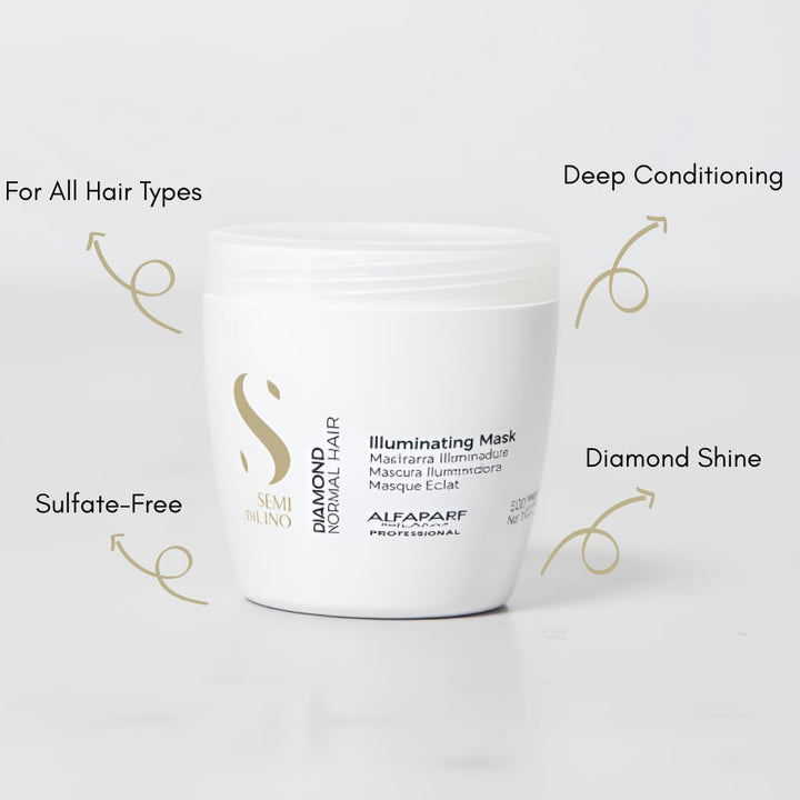 Semi Di Lino Diamond Illuminating Mask For Normal Hair - GLAM MODA