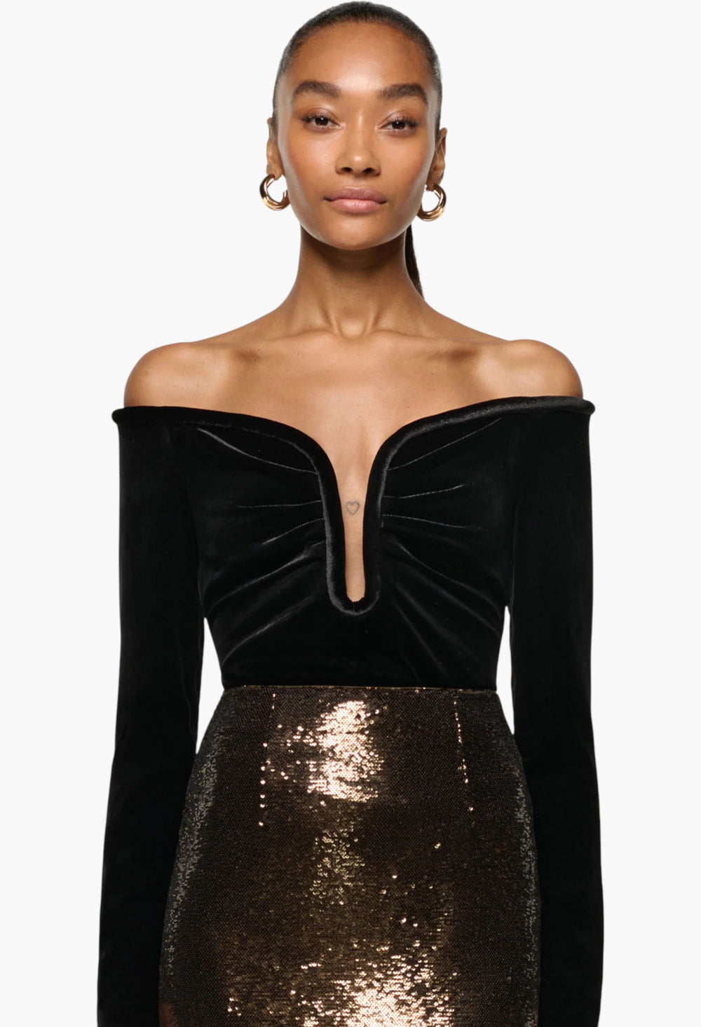 Sequin Column Skirt - GLAM MODA