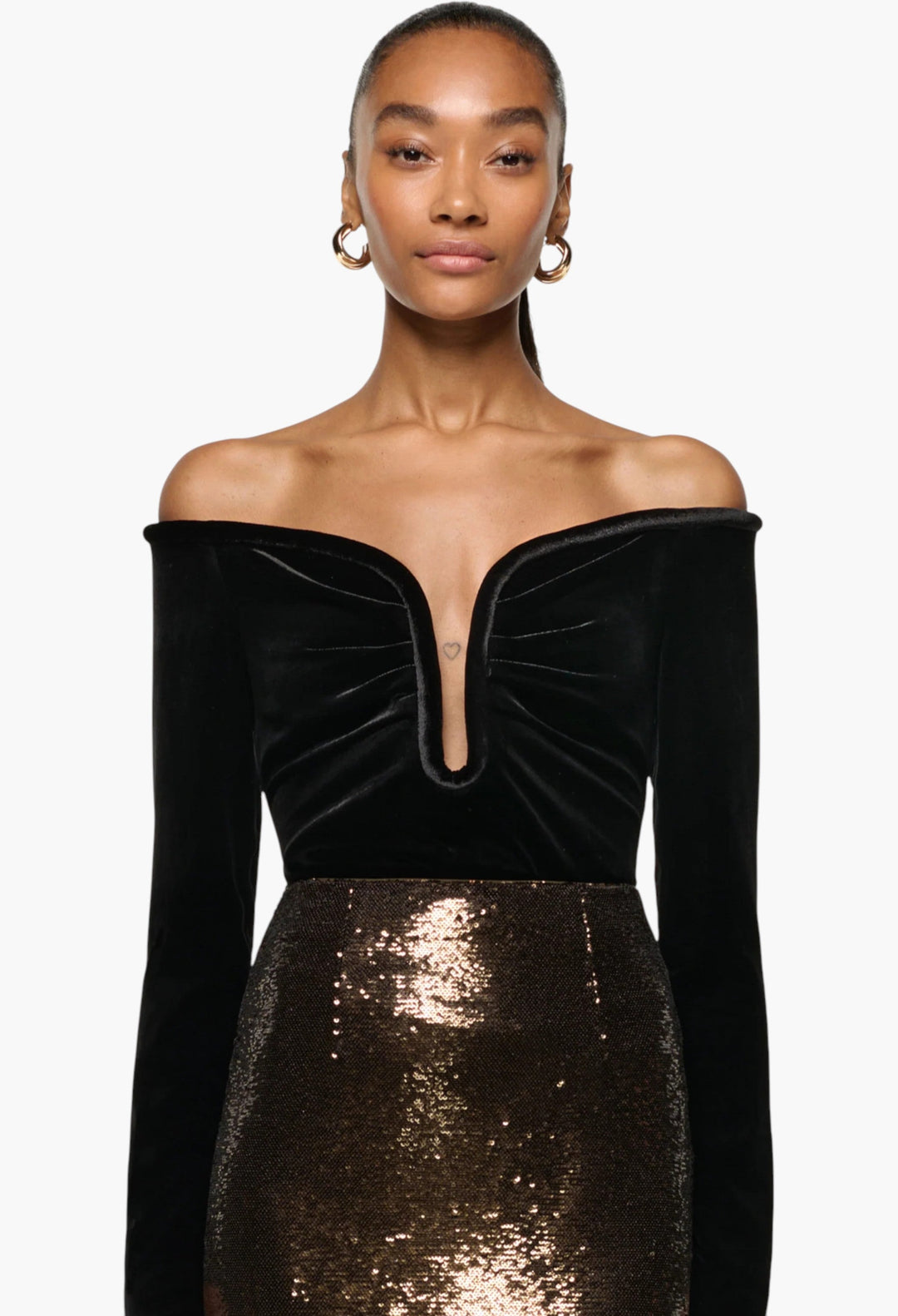 Sequin Column Skirt - GLAM MODA