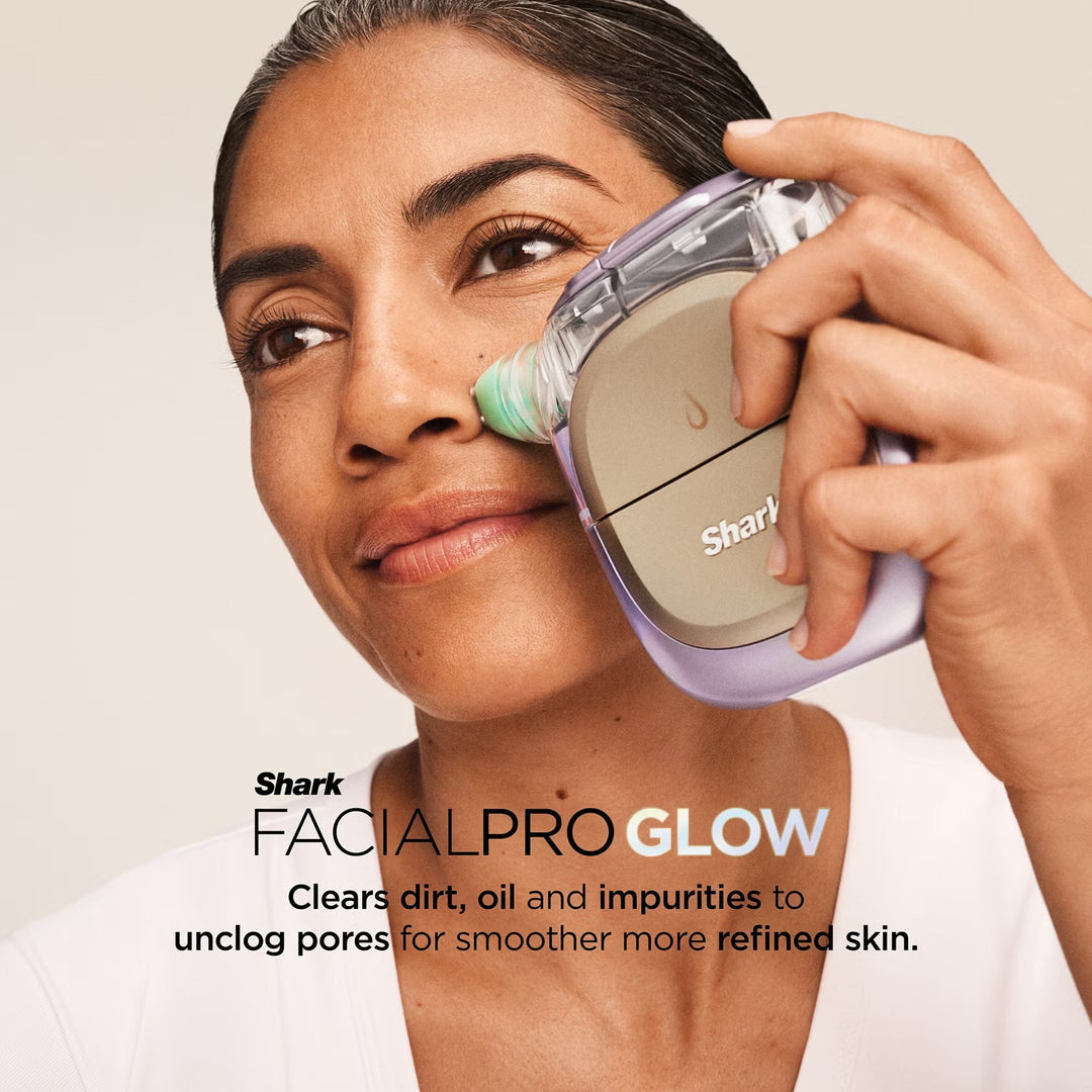Shark Beauty FacialPro Glow + Depuffi at Home Facial - Spa Purple - GLAM MODA