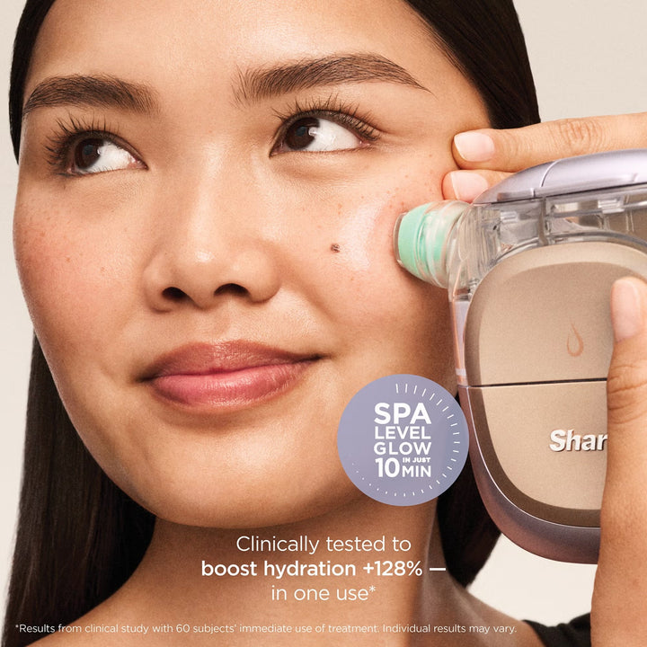 Shark Beauty FacialPro Glow + Depuffi at Home Facial - Spa Purple - GLAM MODA