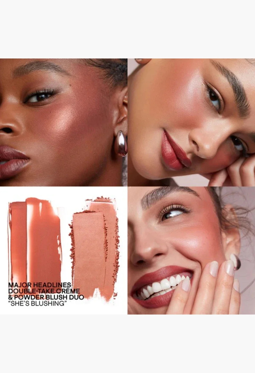 Mini Major Headlines Double-Take Crème & Powder Blush Duo