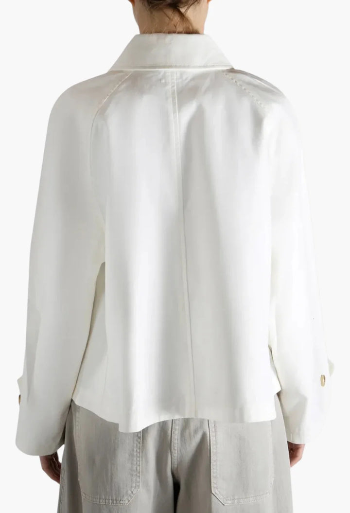 logo-embroidered jacket