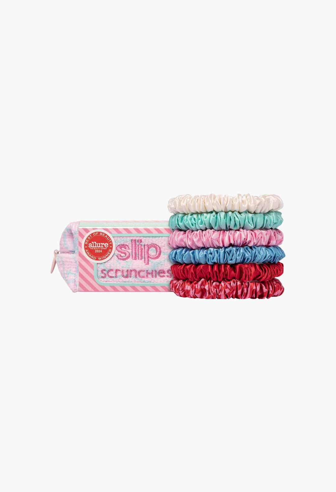 Skinny Scrunchies and Complimentary Pouch - High Tide - GLAM MODA