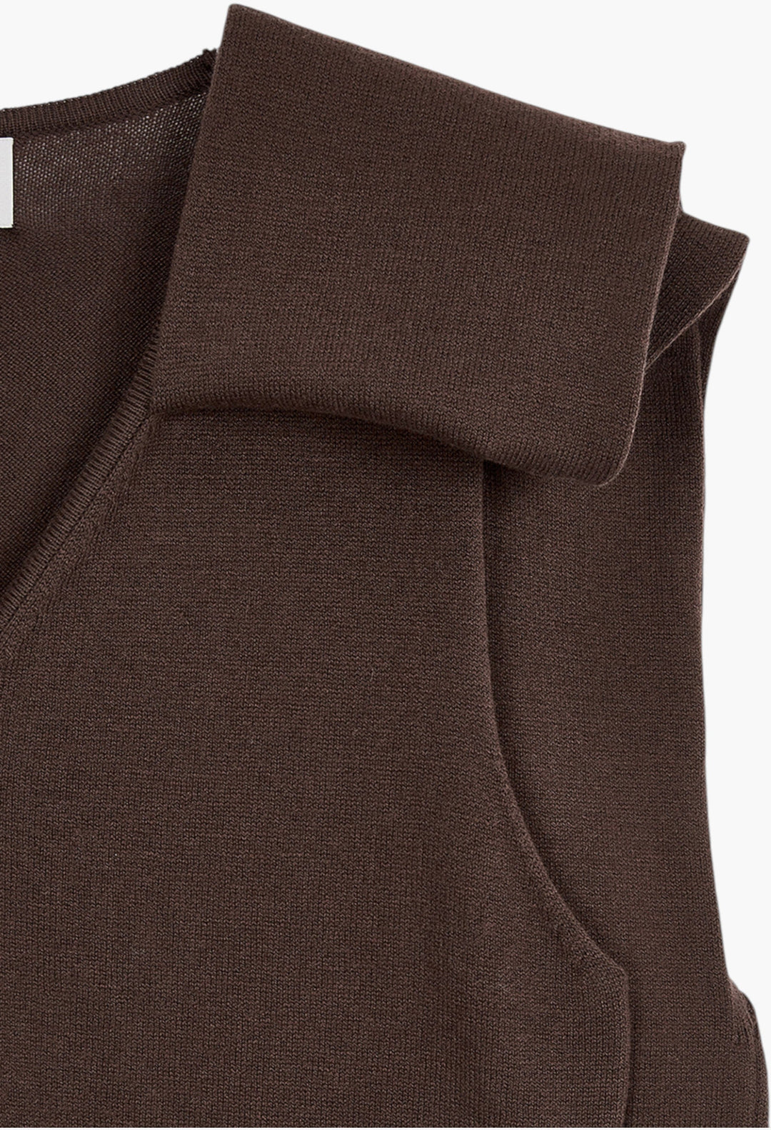 Sleeve Layered Cardigan, Brown - GLAM MODA