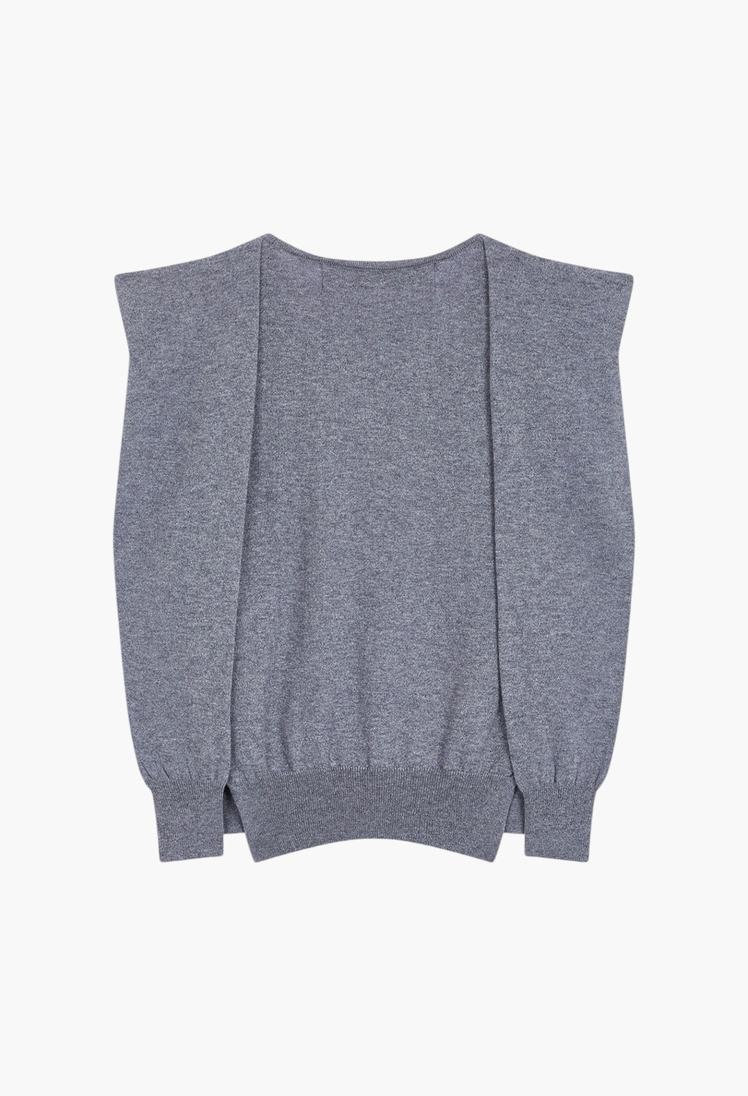 Sleeve Layered Cardigan, Gray - GLAM MODA