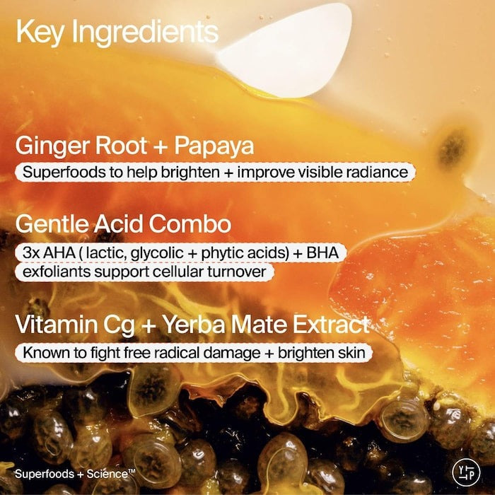 Superfruit Gentle Exfoliating Cleanser with Vitamin C + Papaya - GLAM MODA