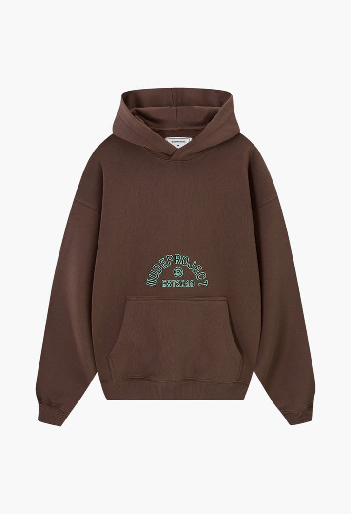 Swans Hoodie Brown - GLAM MODA