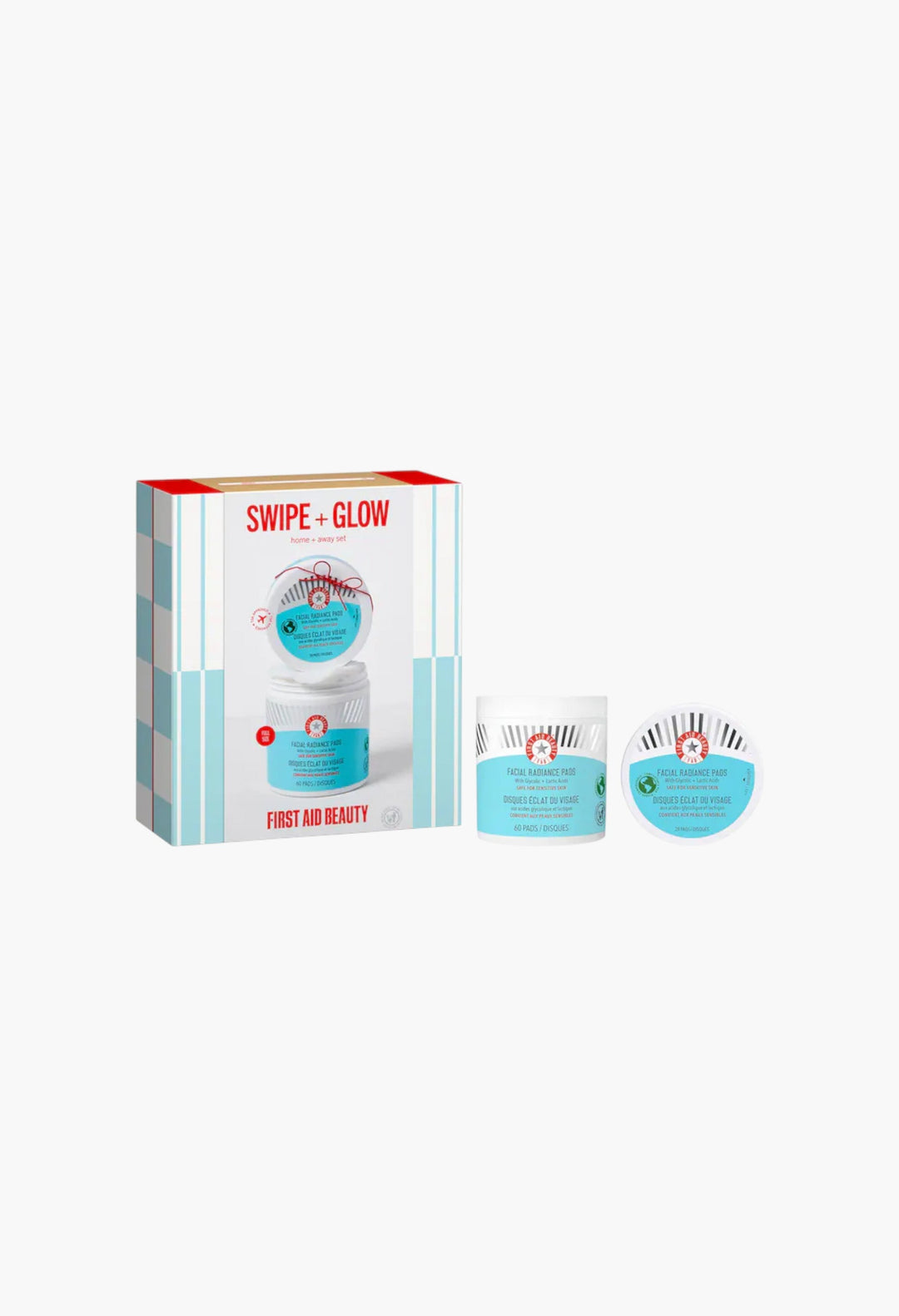 Brighten + Glow Facial Radiance Pads with Glycolic + Lactic Acids - GLAM MODA