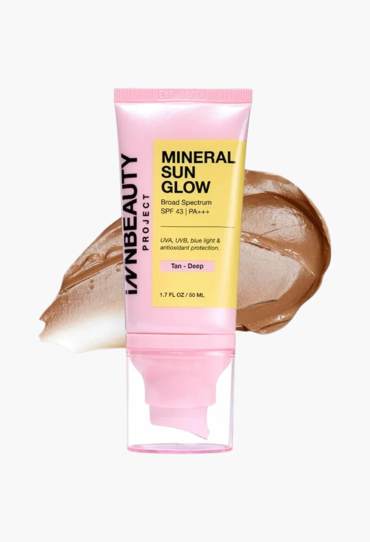 Mineral Sun Glow Broad Spectrum Sunscreen SPF 43 PA +++ with Peptides and Vitamin C