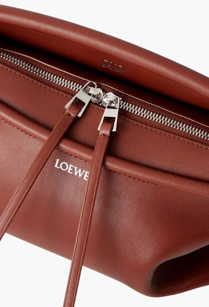 Whisker leather shoulder bag