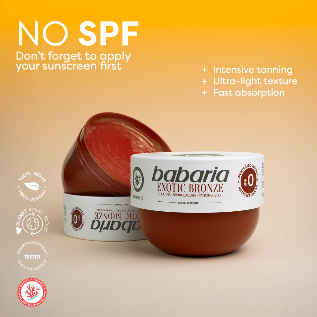 Babaria Exotic Bronze Coconut Tanning Jelly SPF 0 - GLAM MODA