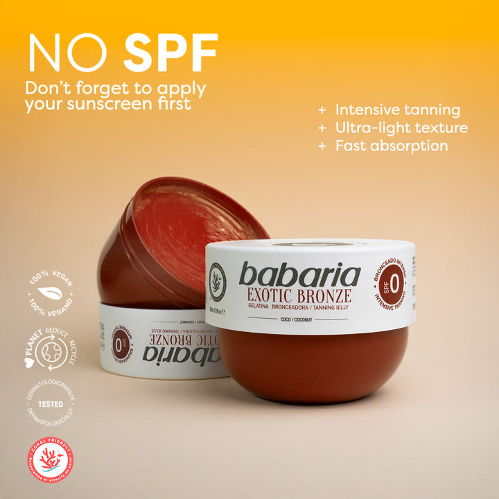 Babaria Exotic Bronze Coconut Tanning Jelly SPF 0 - GLAM MODA