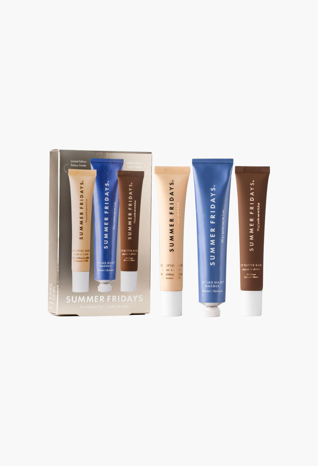 The Holiday Trio Set with Lip Butter Balm in Hot Cocoa & Toasted Marshmallow - GLAM MODA