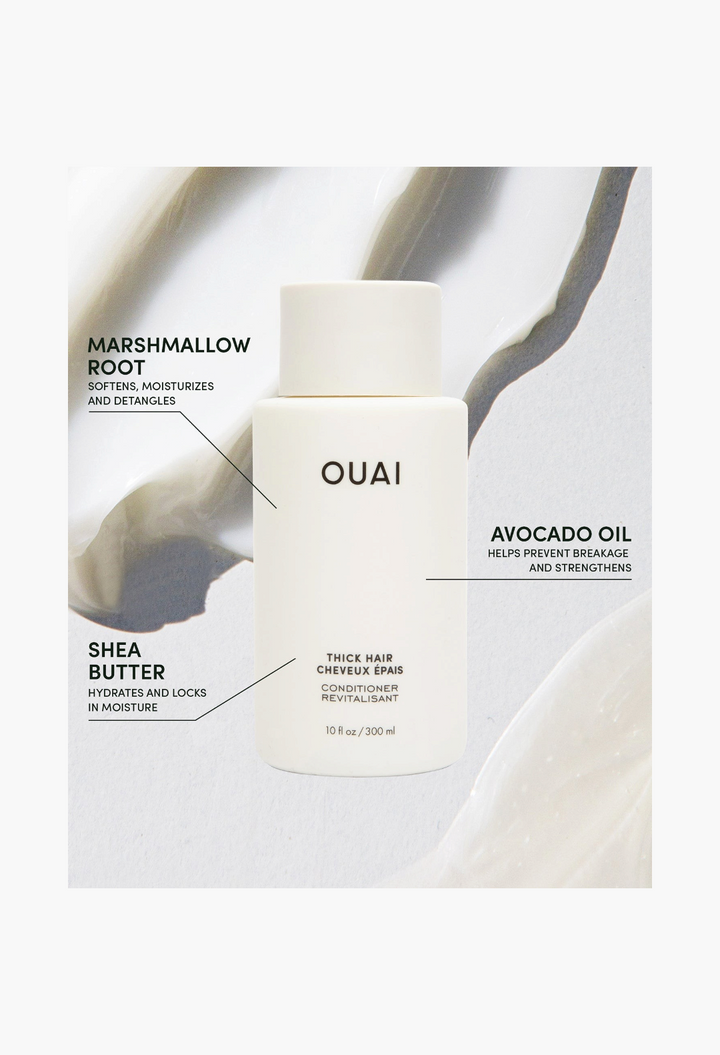 OUAI Thick Hair Shampoo & Conditioner Jumbo Set