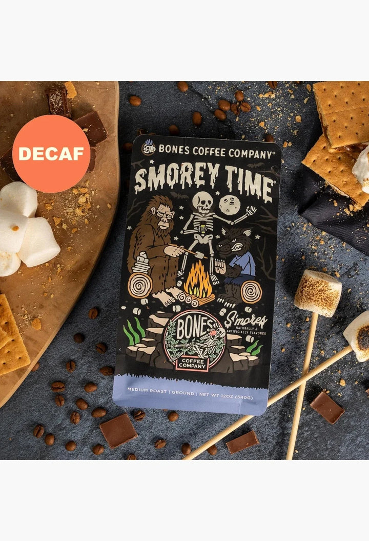 Bones Coffee Company Decaf S'morey Time