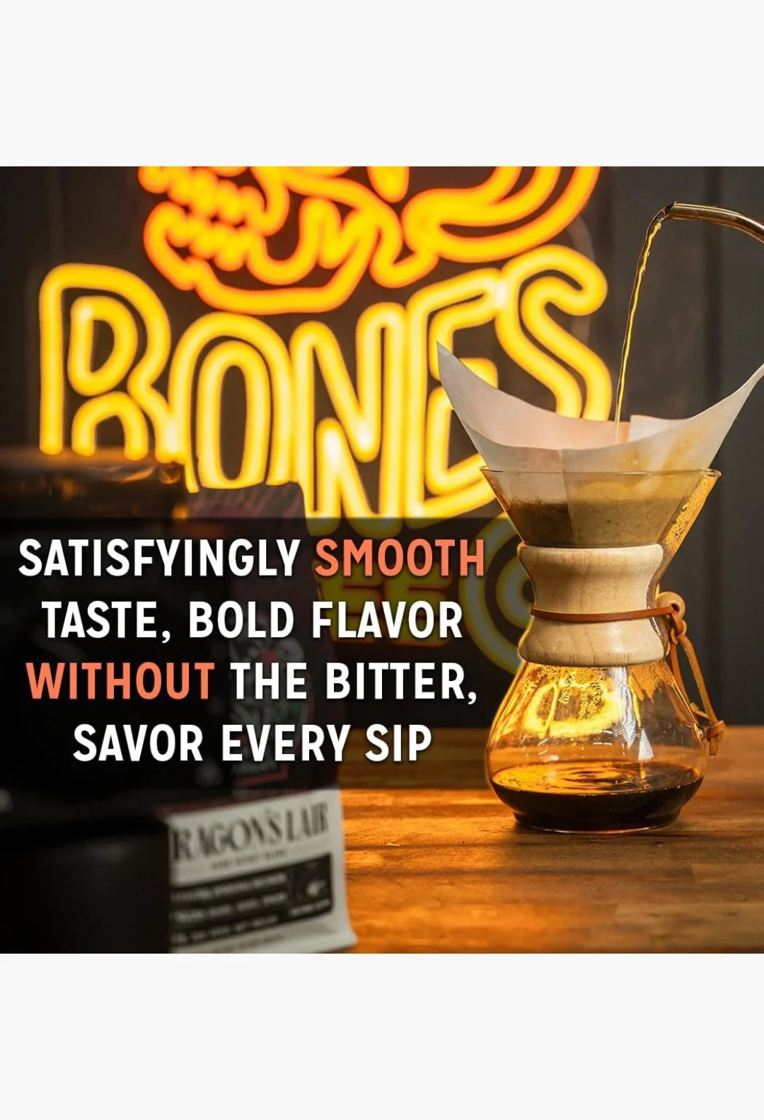 Bones Coffee Company Decaf S'morey Time