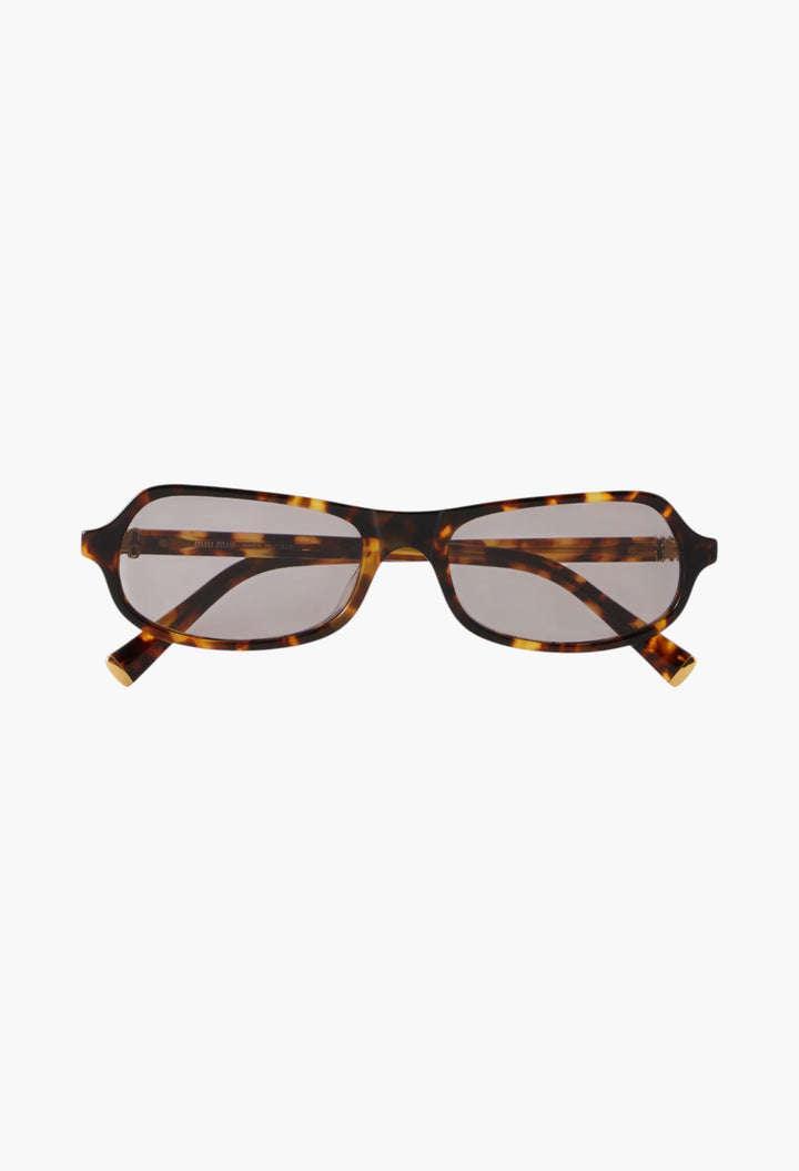 Round-Frame Acetate Sunglasses - GLAM MODA