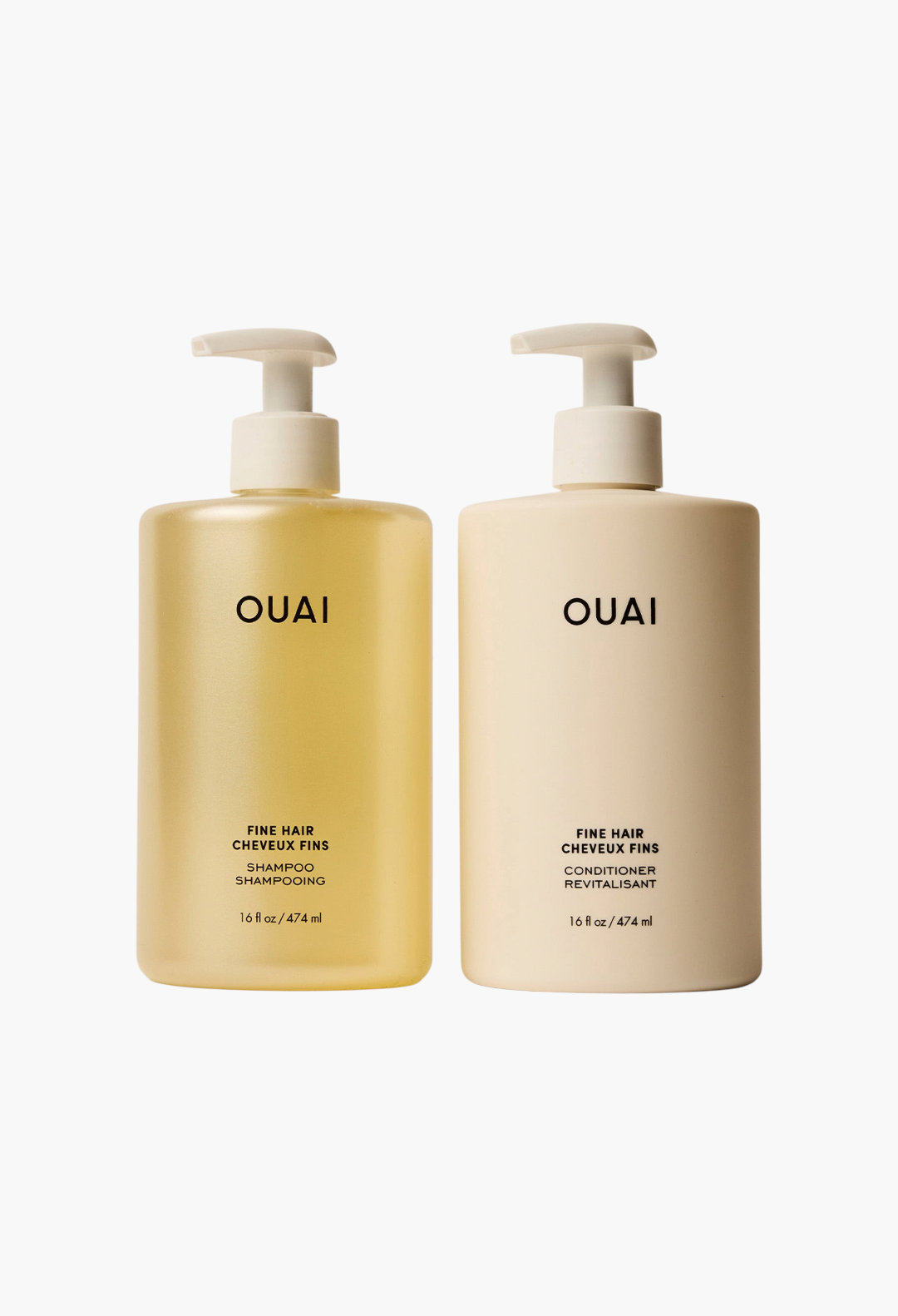 OUAI Fine Hair Shampoo & Conditioner Jumbo Set