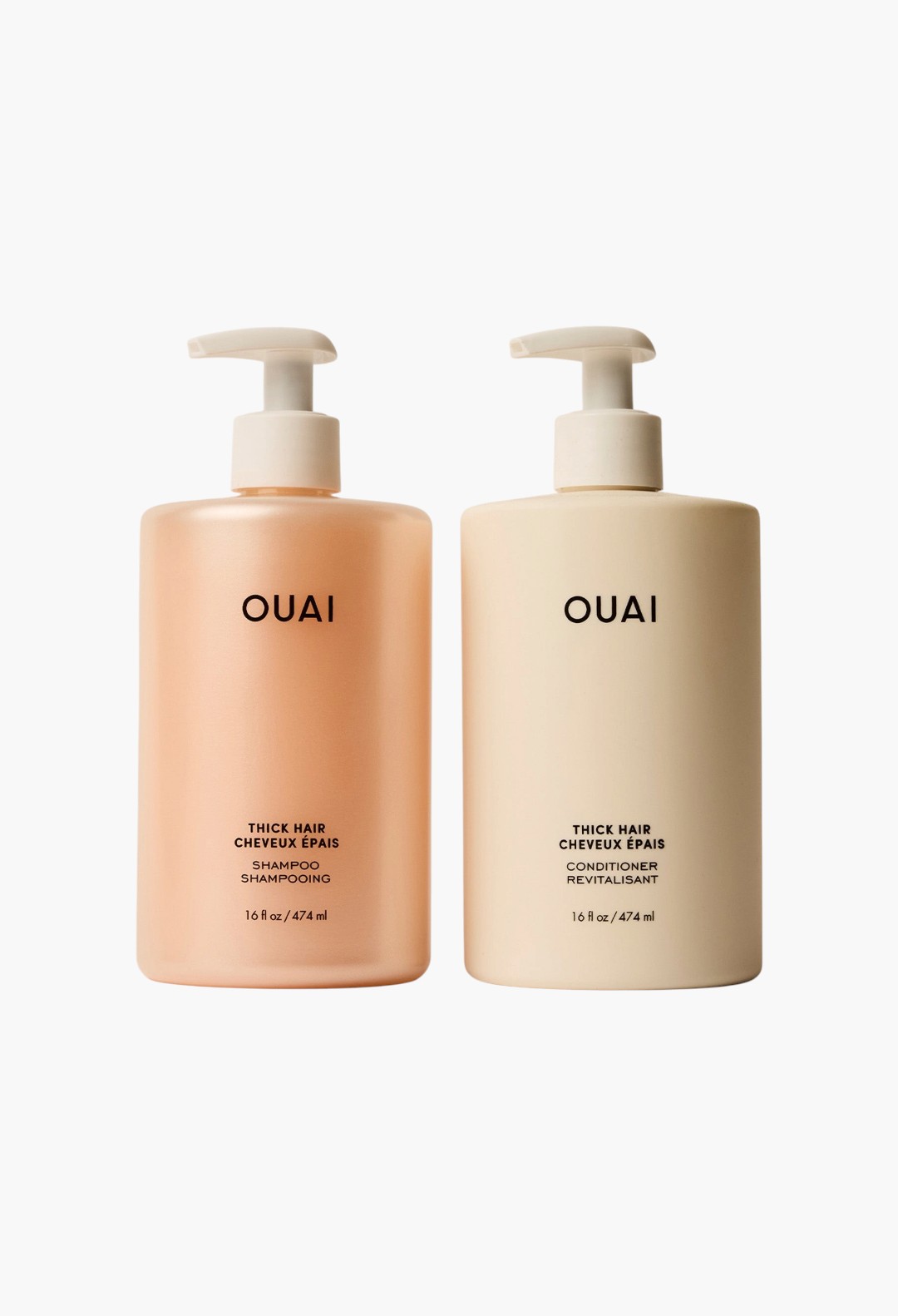 OUAI Thick Hair Shampoo & Conditioner Jumbo Set