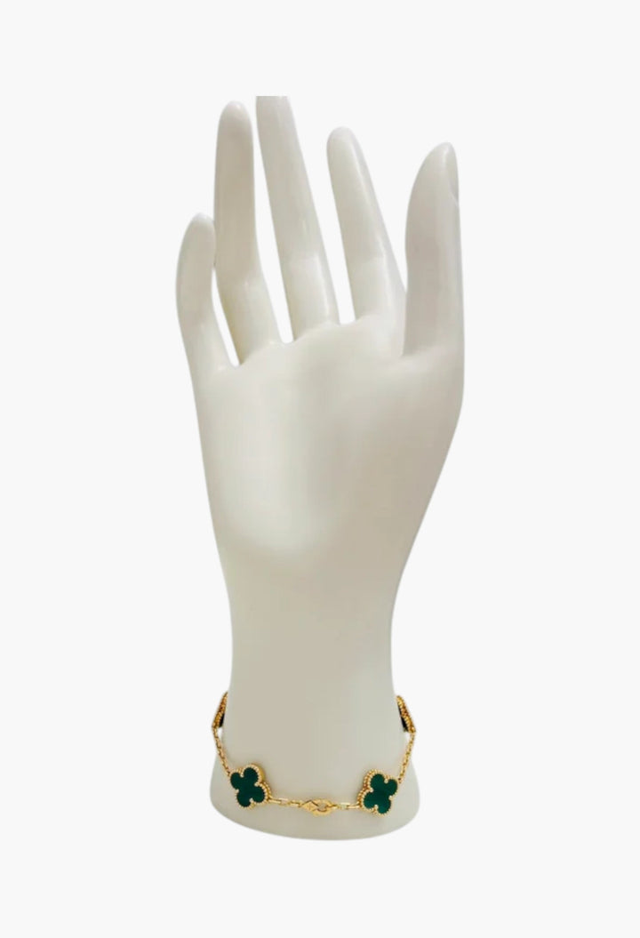 Vintage Alhambra 5 Motifs Bracelet - GLAM MODA