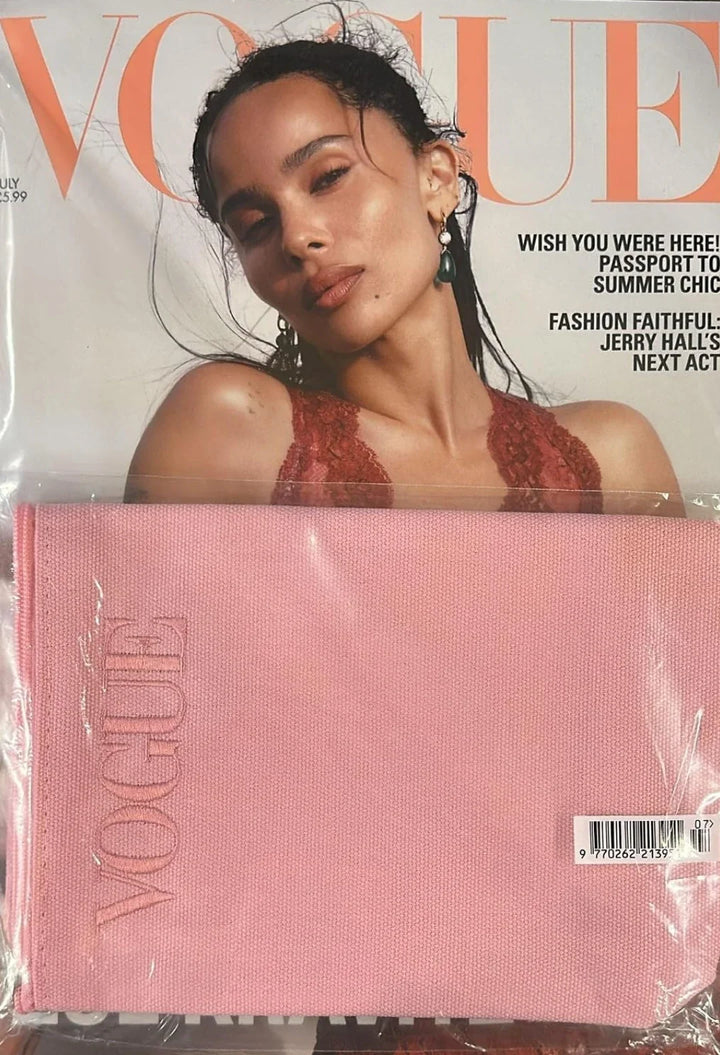 Featuring Zoe Kravitz + Vogue Pouch Pink Color