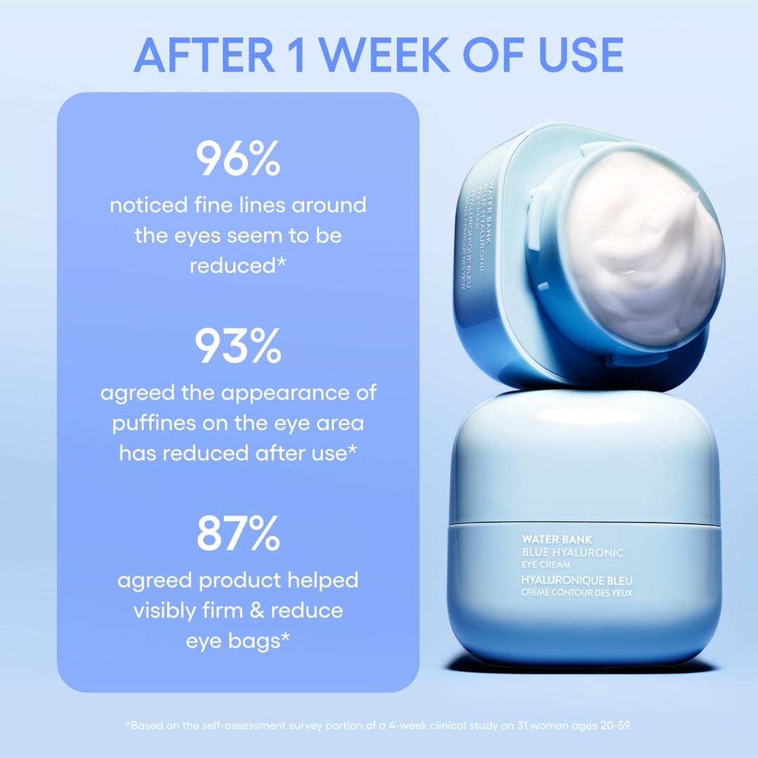 Water Bank Blue Hyaluronic Eye Cream 25ml - GLAM MODA