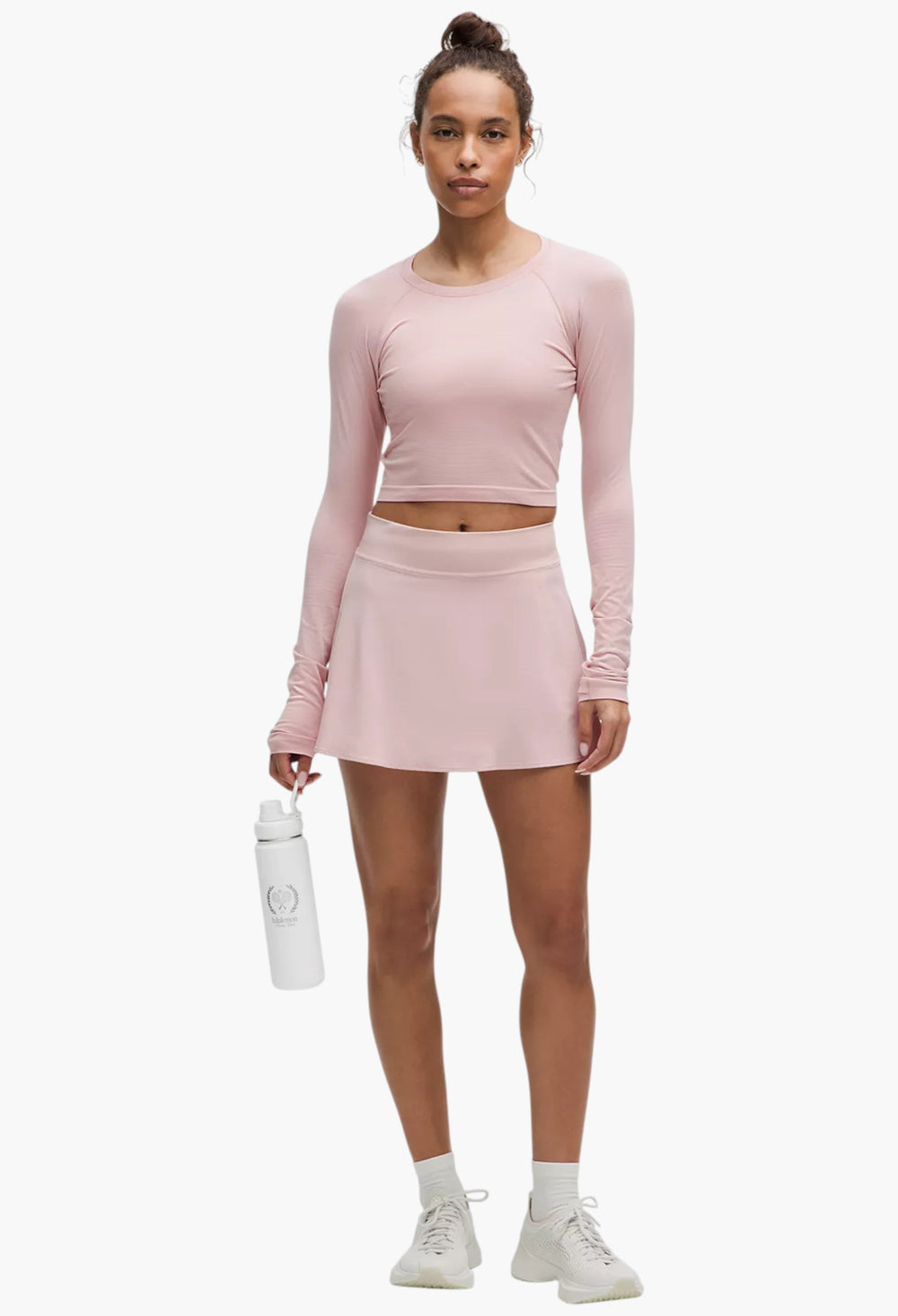 White - Back to Life Sport Bottle 24oz Tennis Club - GLAM MODA