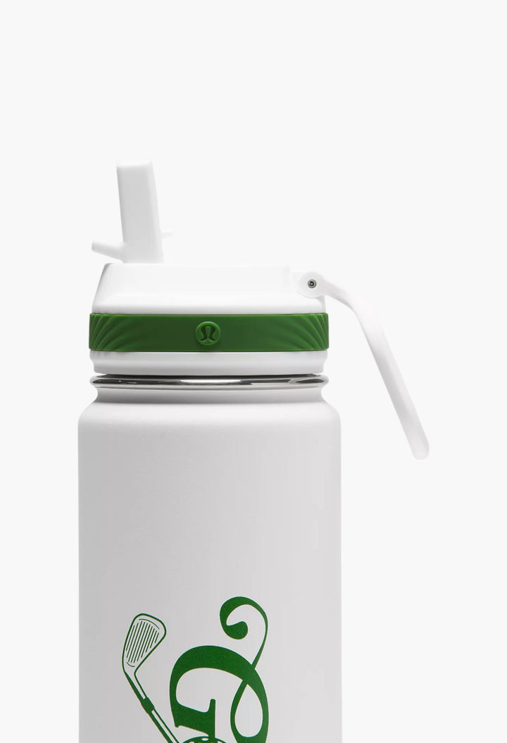 White/Endive Green - Back to Life Sport Bottle 24oz Straw Lid Golf - GLAM MODA
