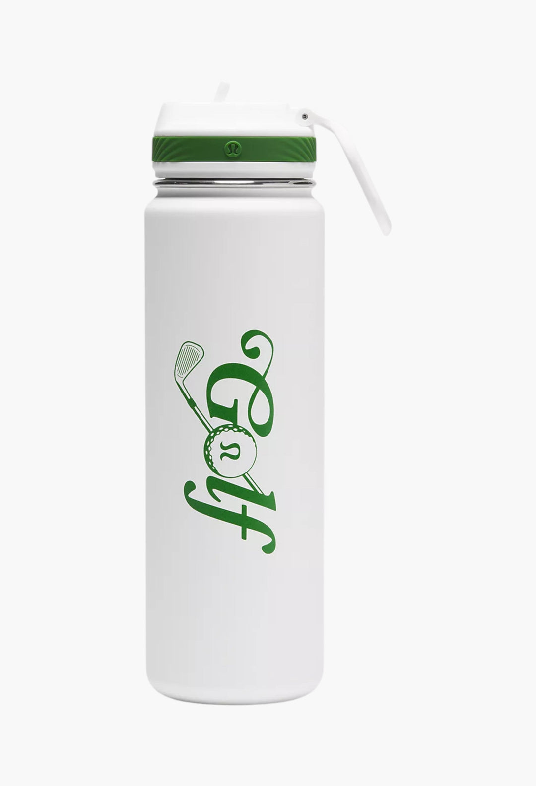 White/Endive Green - Back to Life Sport Bottle 24oz Straw Lid Golf - GLAM MODA