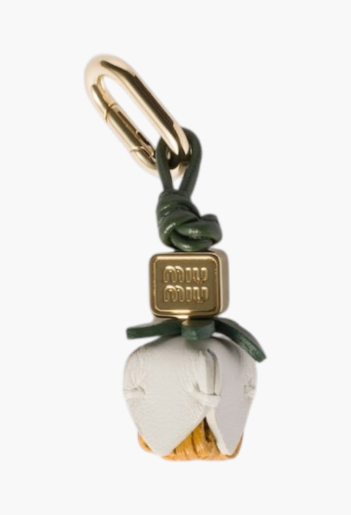 White/Whisky - Leather Micro Trick - GLAM MODA