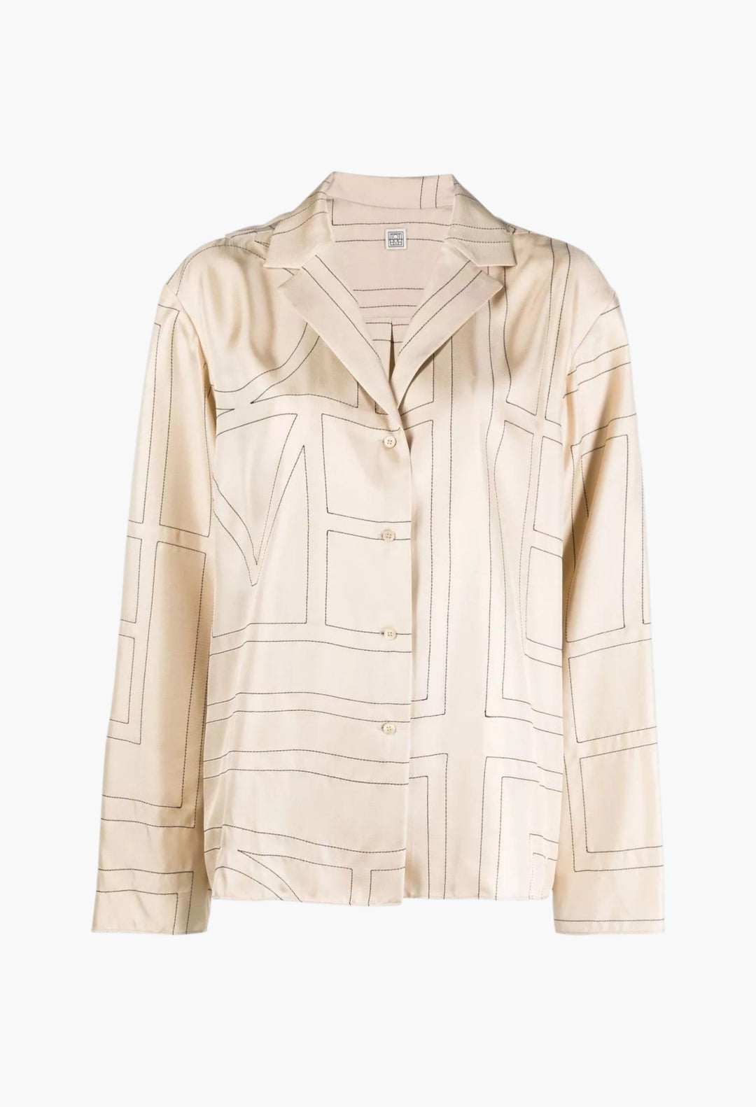Monogram Silk Shirt - GLAM MODA