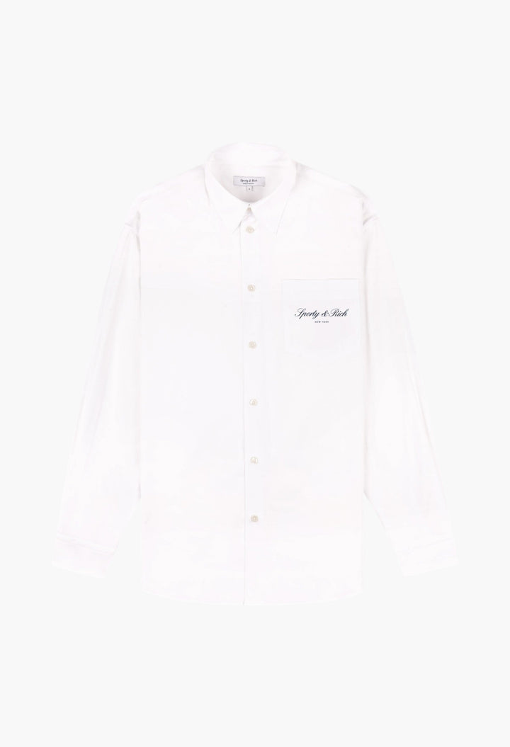 Signature NY Oversized Shirt - GLAM MODA