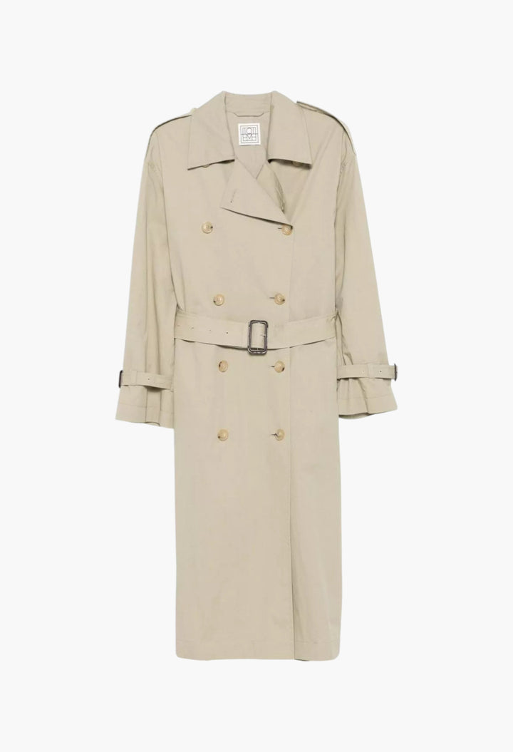 Cotton Blend Trench Coat - GLAM MODA