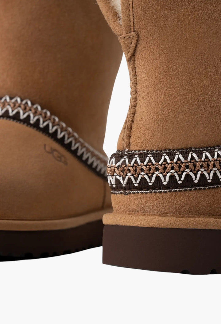 Women's Classic Short Crescent Boot - GLAM MODA