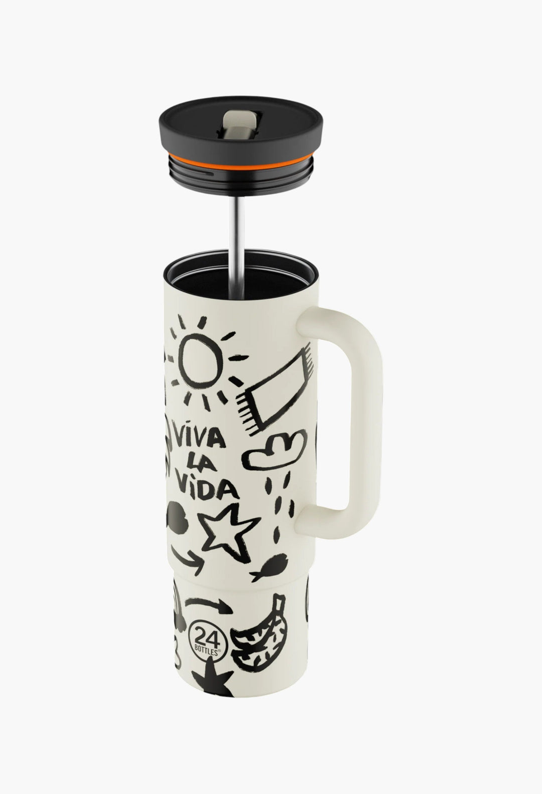 Straw Cup - 800ml - GLAM MODA