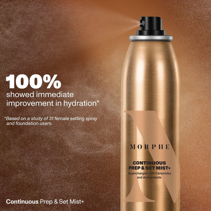 Continuous Prep & Set Mist+ - Morphe Setting Spray - GLAM MODA