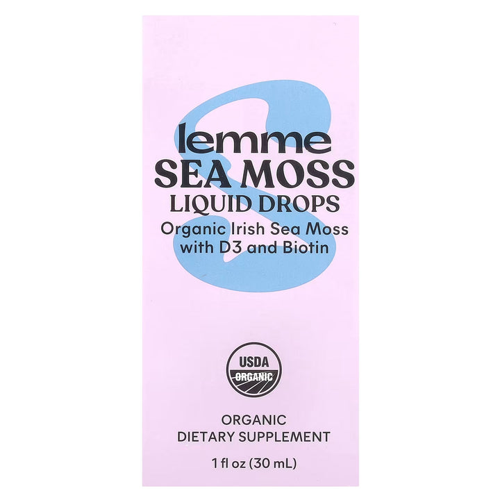 Lemme, Organic Sea Moss Liquid Drops - GLAM MODA