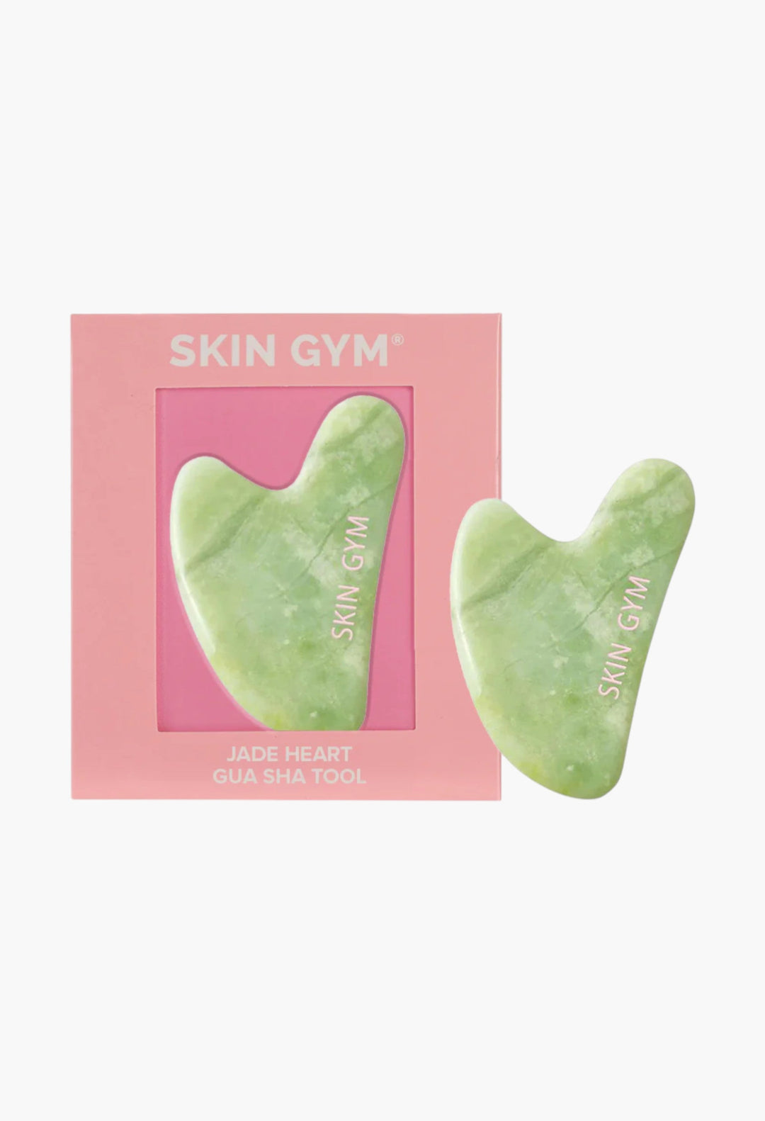 Jade Sculpty Heart Gua Sha Tool - GLAM MODA