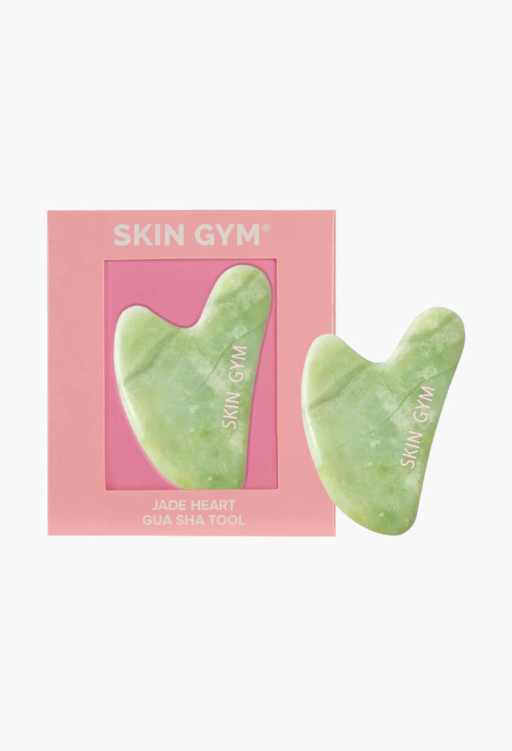 Jade Sculpty Heart Gua Sha Tool - GLAM MODA