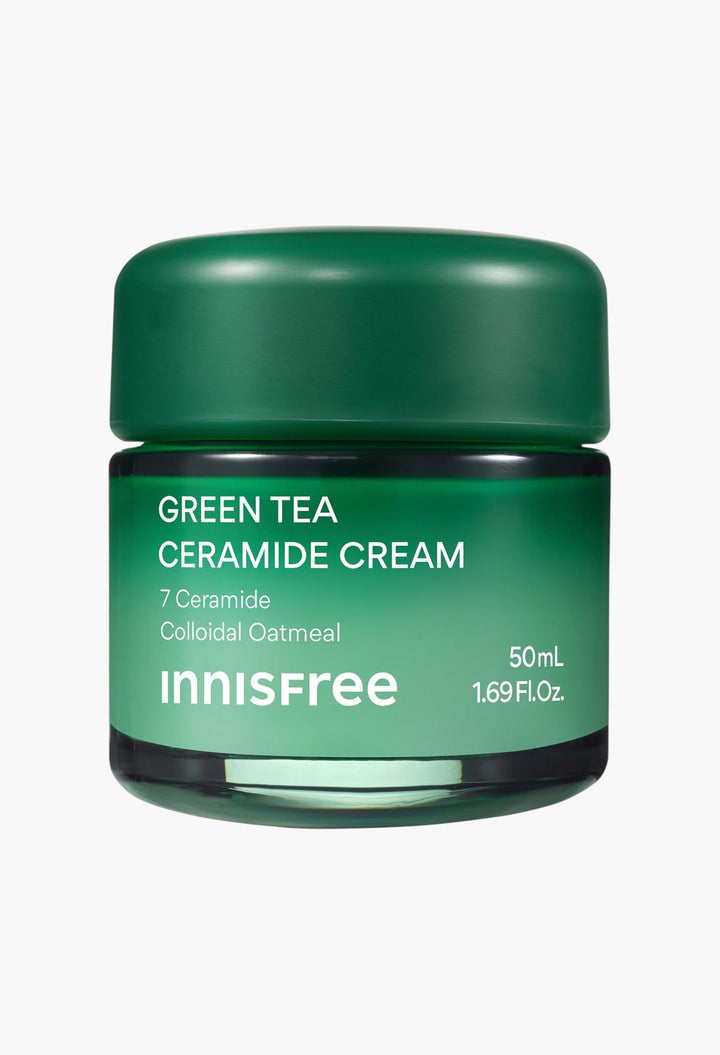 Green Tea Ceramide Cream for Redness & Barrier Repair - GLAM MODA