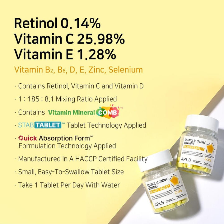 Retinol Vitamin C Vitamin E Beauty