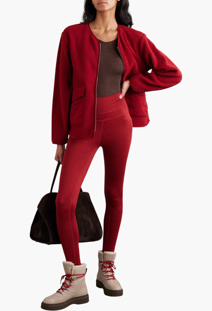 Marina Shell-Trimmed Recycled-Fleece Jacket - GLAM MODA