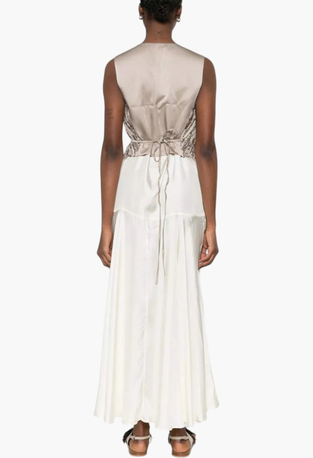Embroidered Silk Vest - GLAM MODA