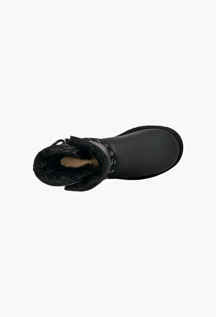 Women's Classic Bailey Tie Leather Boot - GLAM MODA