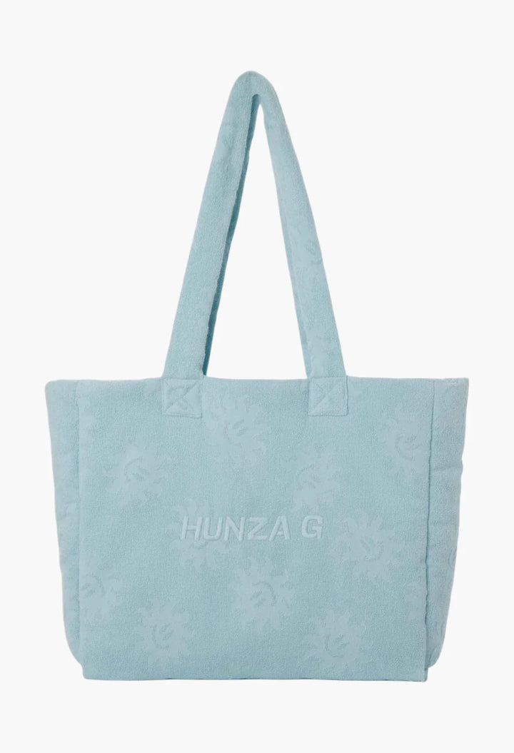 Sunny Towelling Beach Bag Ice Blue