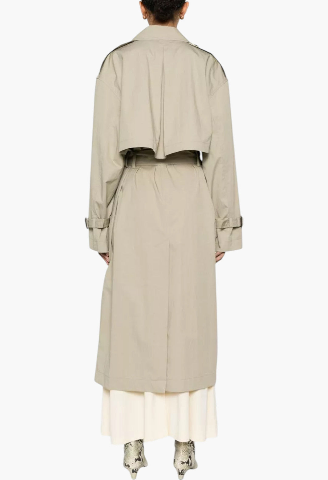 Cotton Blend Trench Coat - GLAM MODA