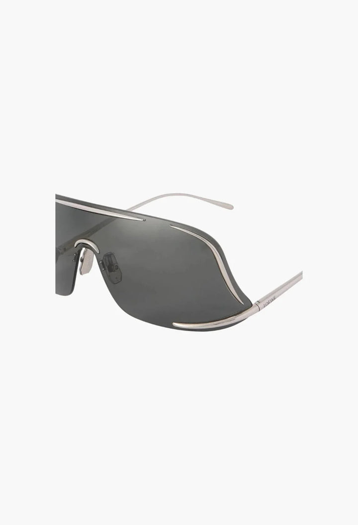 Signature D-Frame Silver-Tone Sunglasses