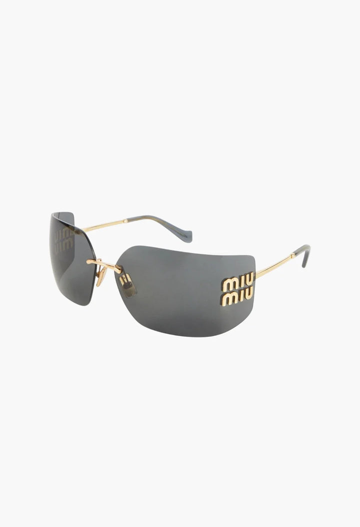 Logo Rectangular Sunglasses